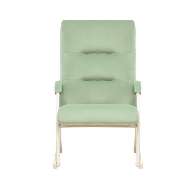 Кресло-качалка Leset Дэми Слоновая кость V14 бирюзовый